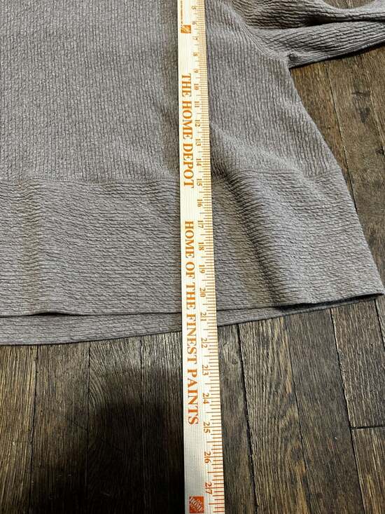 Lululemon Tan Retreat Yourself Textured Funnel Neck Bell Sleeve Pullover - Picture 6 of 8